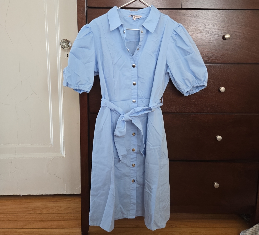 Nanette Lepore Sky Blue Midi Dress